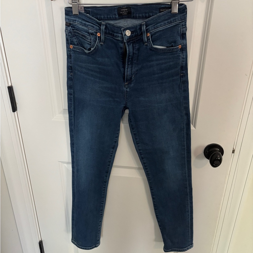 Citizens of Humanity Rocket Crop High Rise Skinny Jean.
Size 28